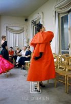 Balenciaga, Orange Coat Side, 1953
