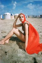 Orange Scarf on Beach at Trouville, 1957