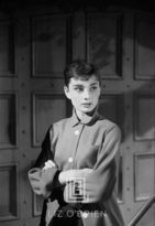 Audrey Hepburn on Set of Sabrina, 1953