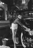 Audrey Hepburn Washes Car, 1953