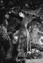 Audrey Hepburn Under Tree, Looks Back, 1953