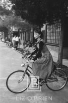 Audrey Hepburn Bicycle, Riding, 1953