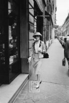 Coco Chanel Enters Her Paris Boutique, 1957