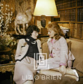 Coco Chanel and Jeanne Moreau, Color, 1957