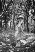 Coco Chanel Strolls Alone, 1957