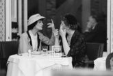 Coco Chanel Lunches with Jessica Daves at the Ritz, 1957