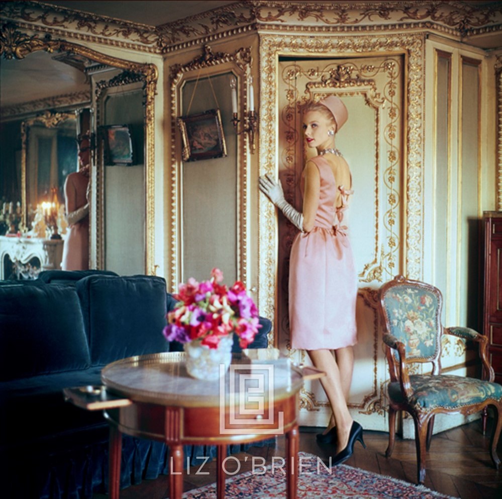 Designer's Homes, Dior Pink Satin, 1960 by Mark Shaw | Liz O'Brien