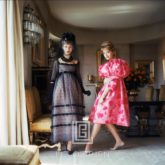 Designer's Homes, Two Girls in Pink and Black, 1958