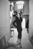 Dior, Model Vamps in Black Suit, 1954.