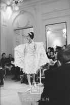 Dior, model wearing Feria Ensemble, 1961