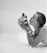 Alice Bruno with Siamese Cat, 1950
