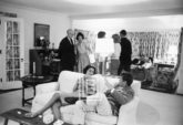 Kennedys, Kennedy Party at thier Home in Hyannis Port, 1959