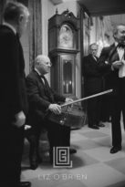 Kennedy, Pablo Casals Seated at White House Concert, 1961