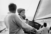 Kennedy, Family Sailing Nantucket Sound, Jackie Prominent,1959