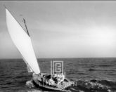 Kennedy, Family Sailing Nantucket Sound, Full Boat, 1959