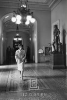 Kennedy, Jackie in the Old Senate Office Building
