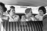 Kennedy Campaign, Jackie in Car with Local Ladies, 1959
