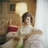 Kennedy, Jackie on Sofa, 1961