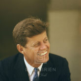 Kennedy, John Color Portrait, Smiling Left