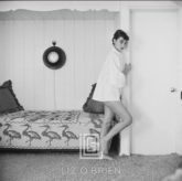 Audrey Hepburn at Home, Heron Day Bed, Glances, 1954