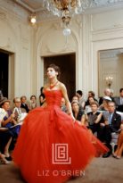 Salon Dior, Victoire Wears Dior Red Gown, 1954.