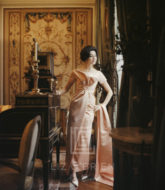 Jacqueline de Ribes in Peach Dior Gown, 1959